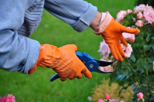Low-maintenance artificial lawn for a Twickenham home garden